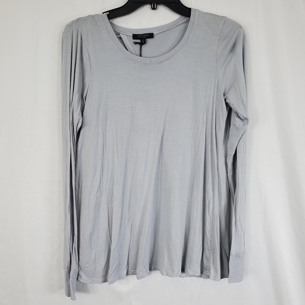BLACK ORCHID Open Back Long Sleeve Mist Shirt